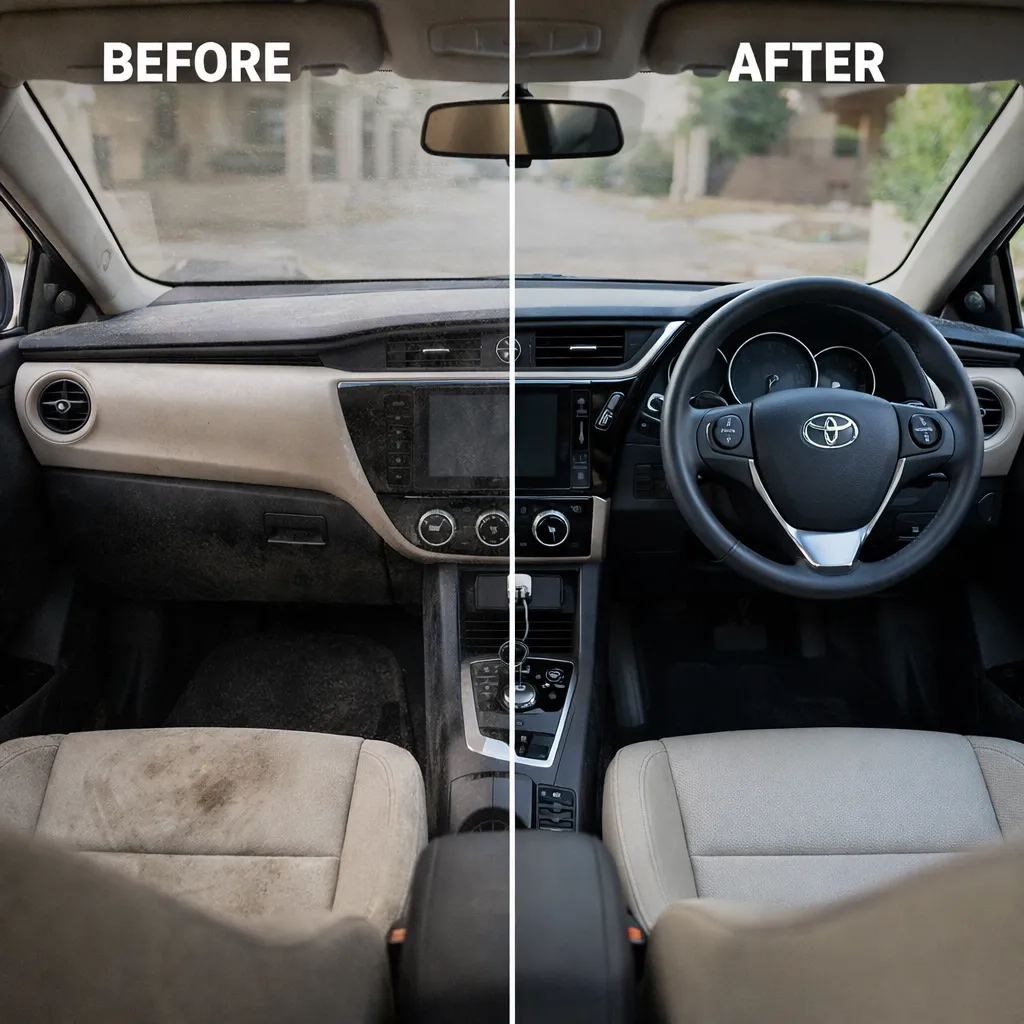 FuelX Wash & Clean Kit in action
