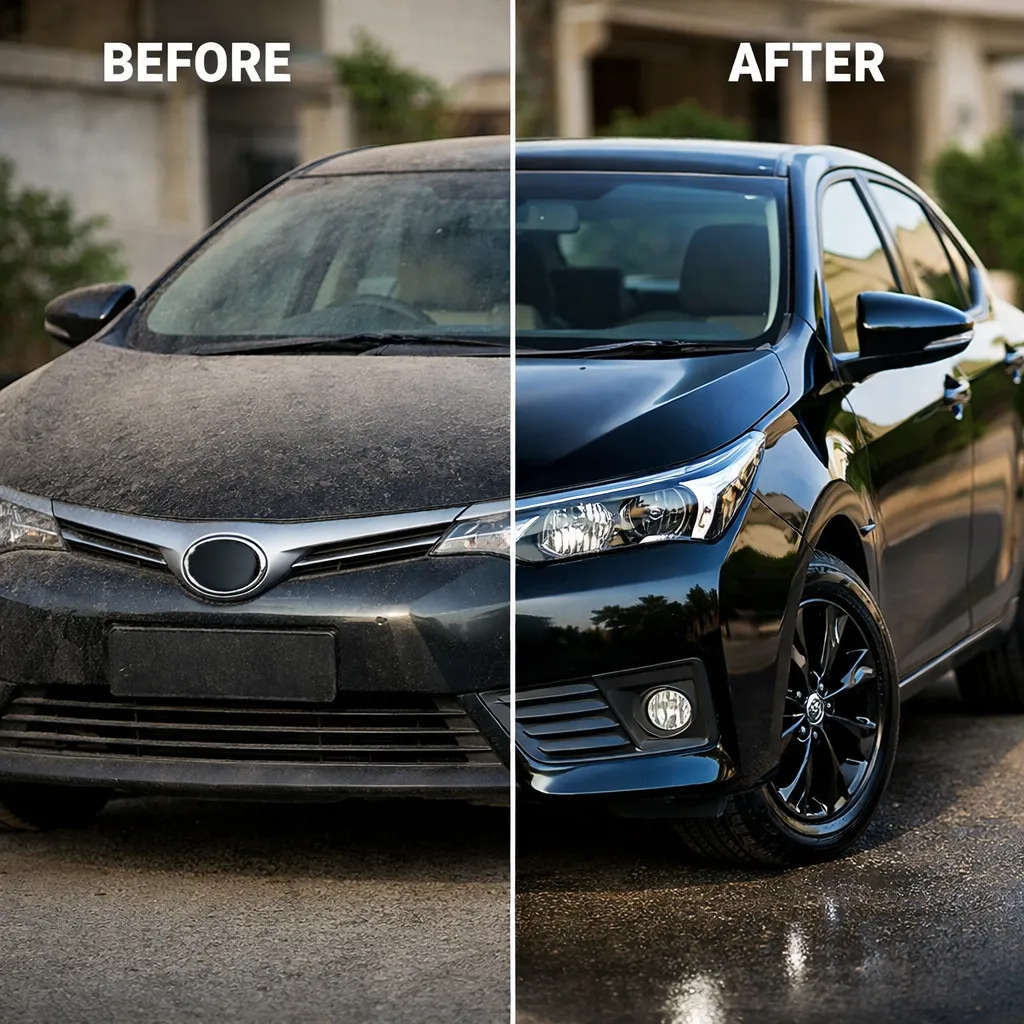 The FuelX Box - Complete Car Care Kit in action