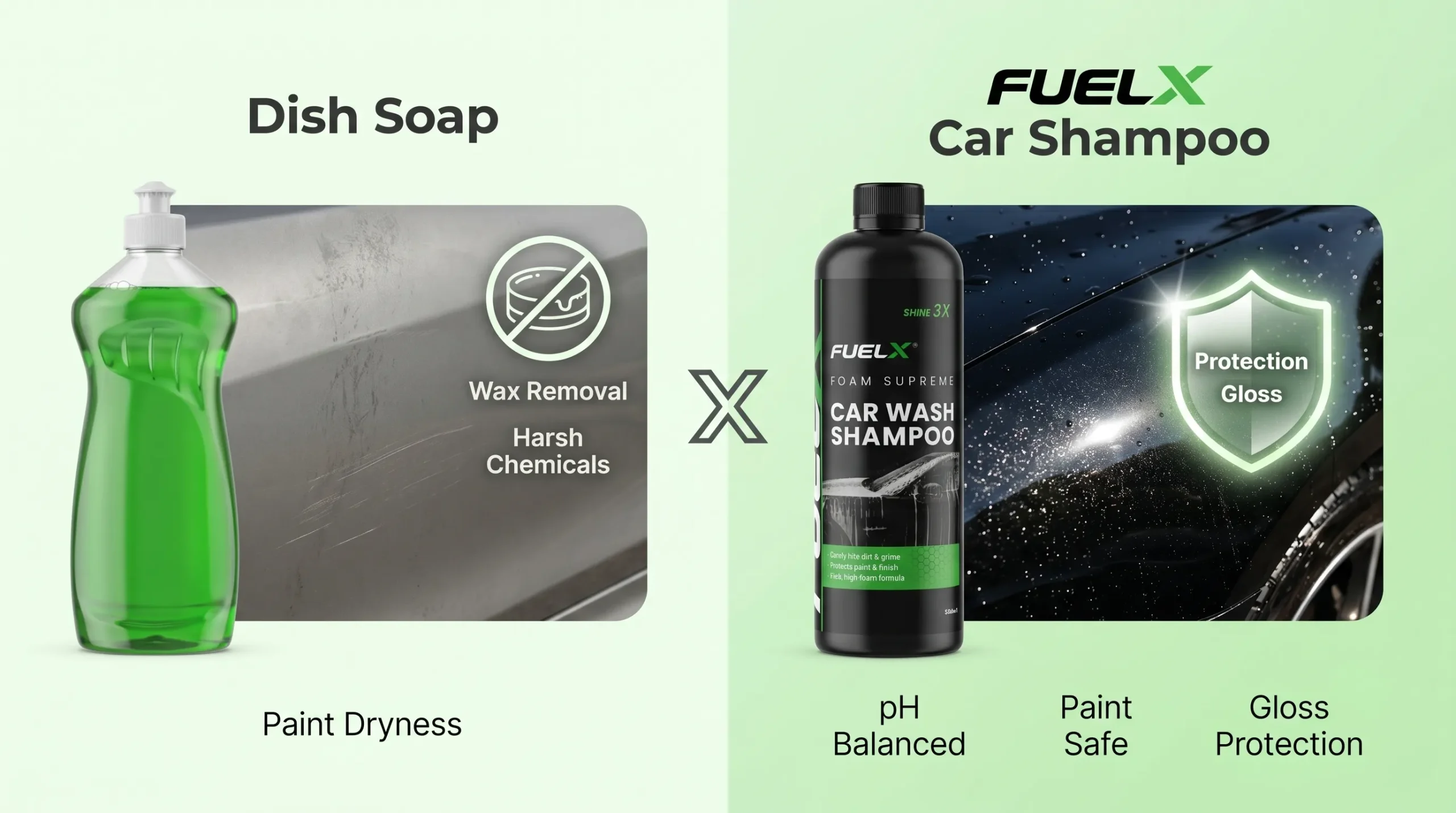 Dish Soap vs Car Wash Shampoo