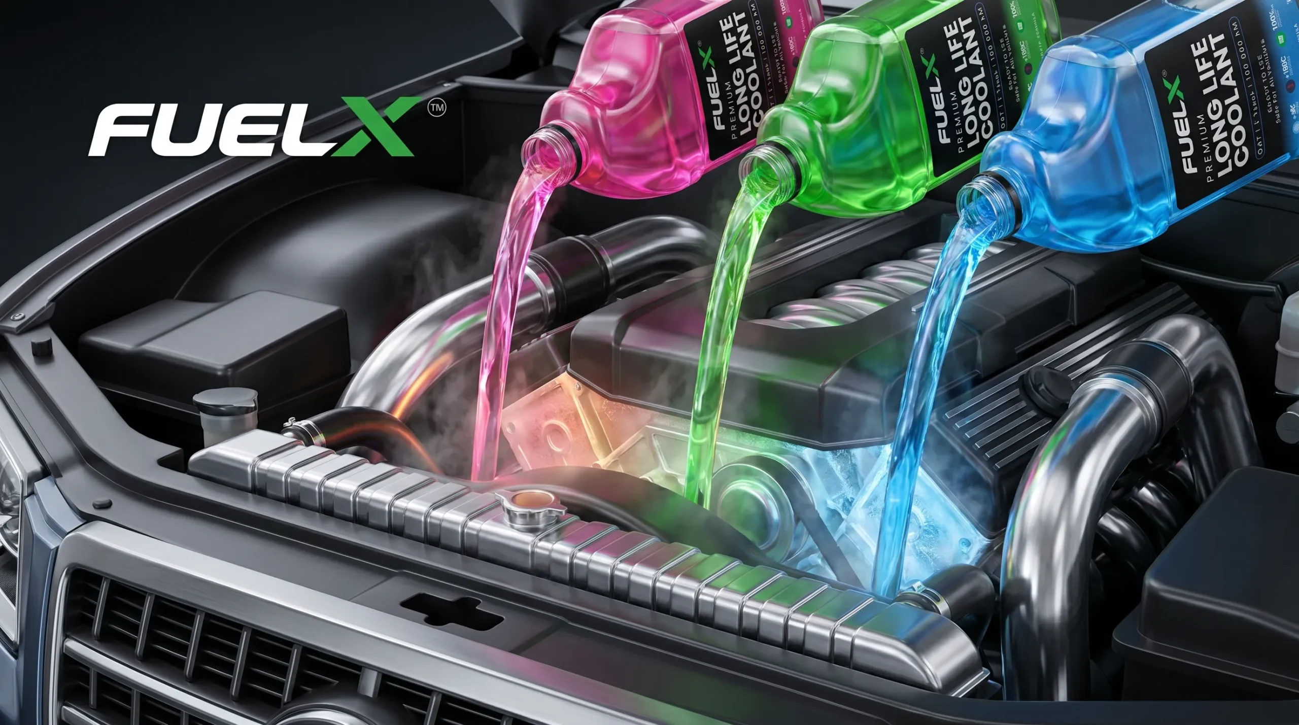 Green vs Red vs Blue Coolant – What’s the Difference?
