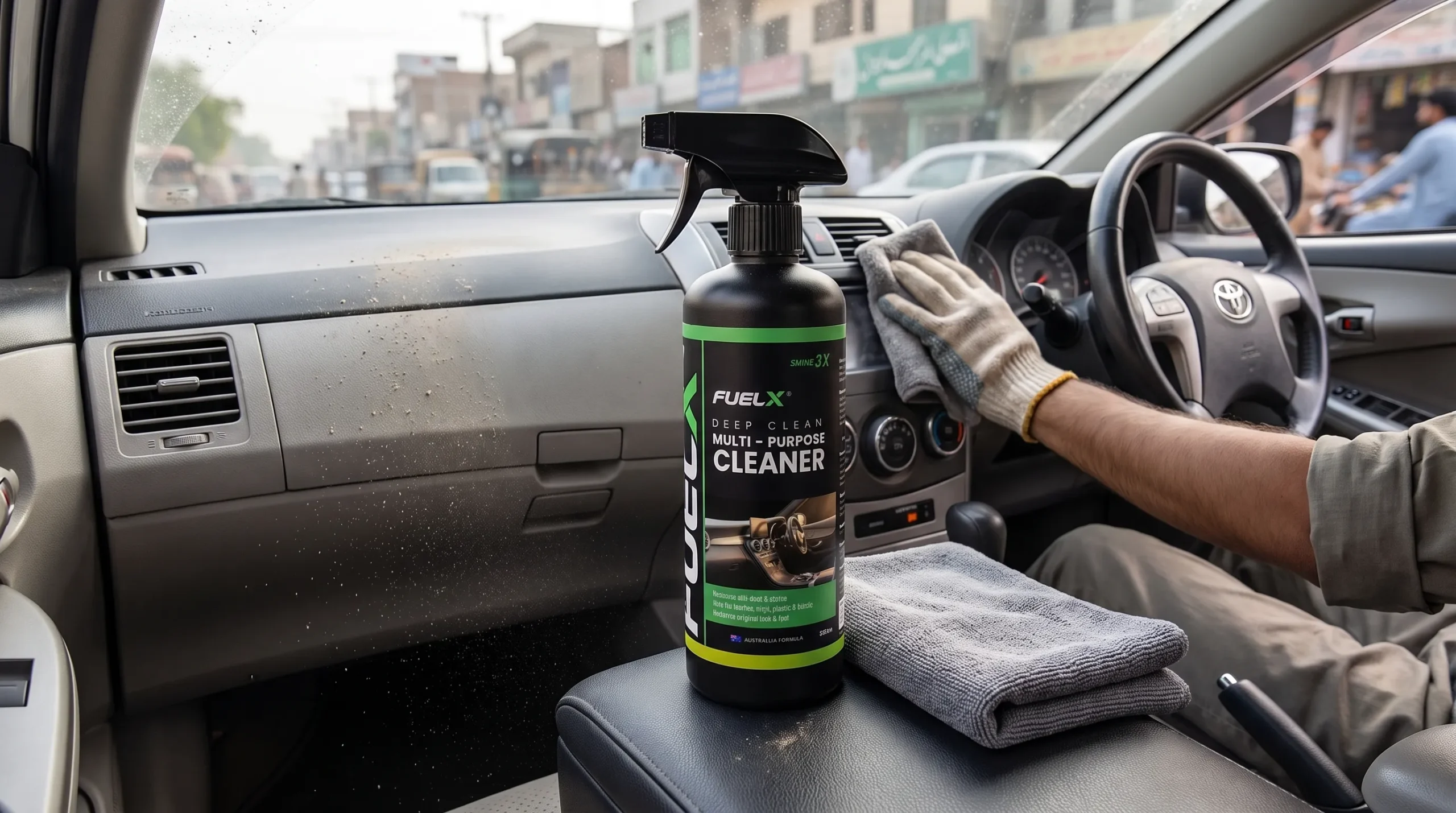 FuelX Multi-Purpose Cleaner for car interior cleaning