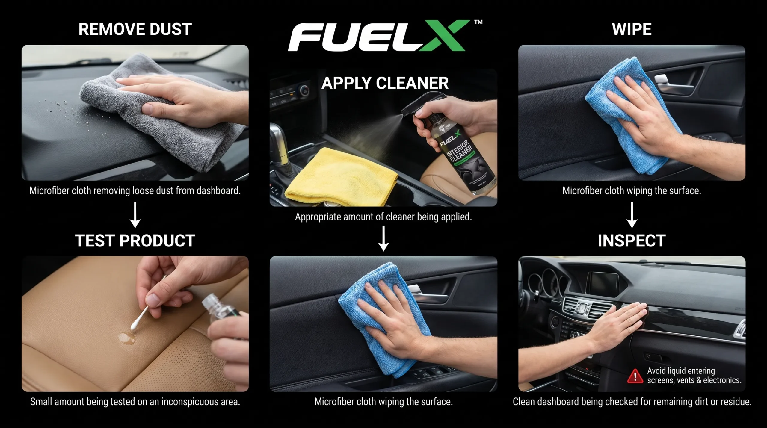 How to properly clean a car interior with an interior cleaner